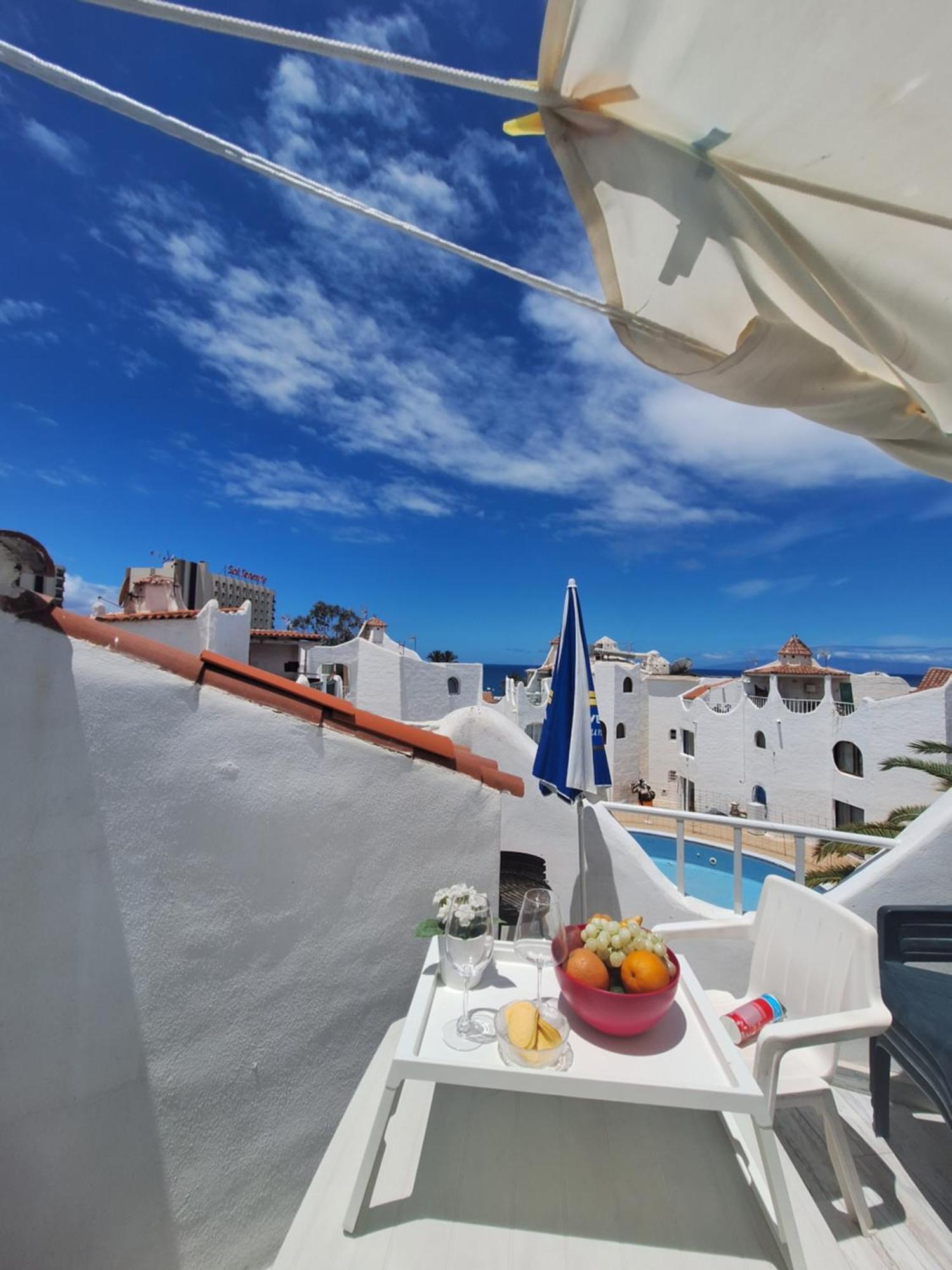 Wonderful White Appartament In Las Tortugas Playa de las Americas  Esterno foto